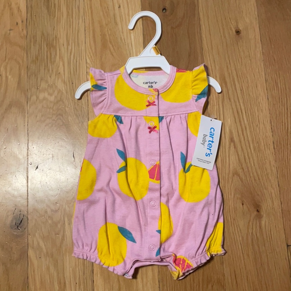 NWT button front onesie